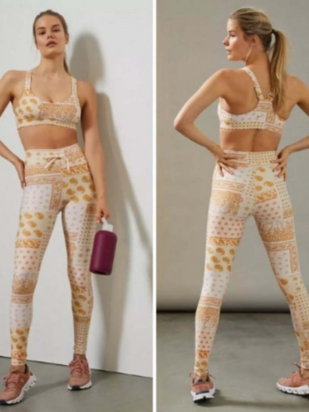 Anthopologie the upside carmen bandana leggings L
